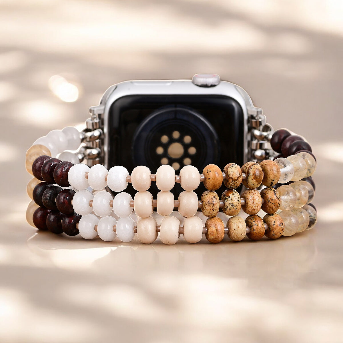 Correa Golden Sand Stone Stretch Apple Watch