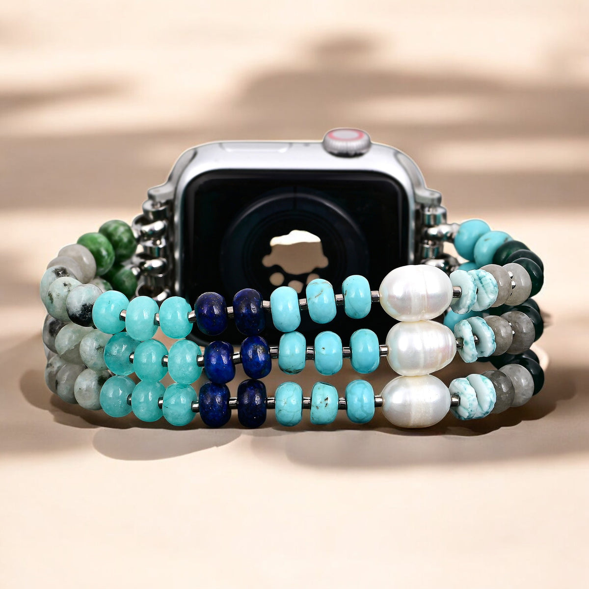 Correa Ocean Breeze Stone Stretch Apple Watch