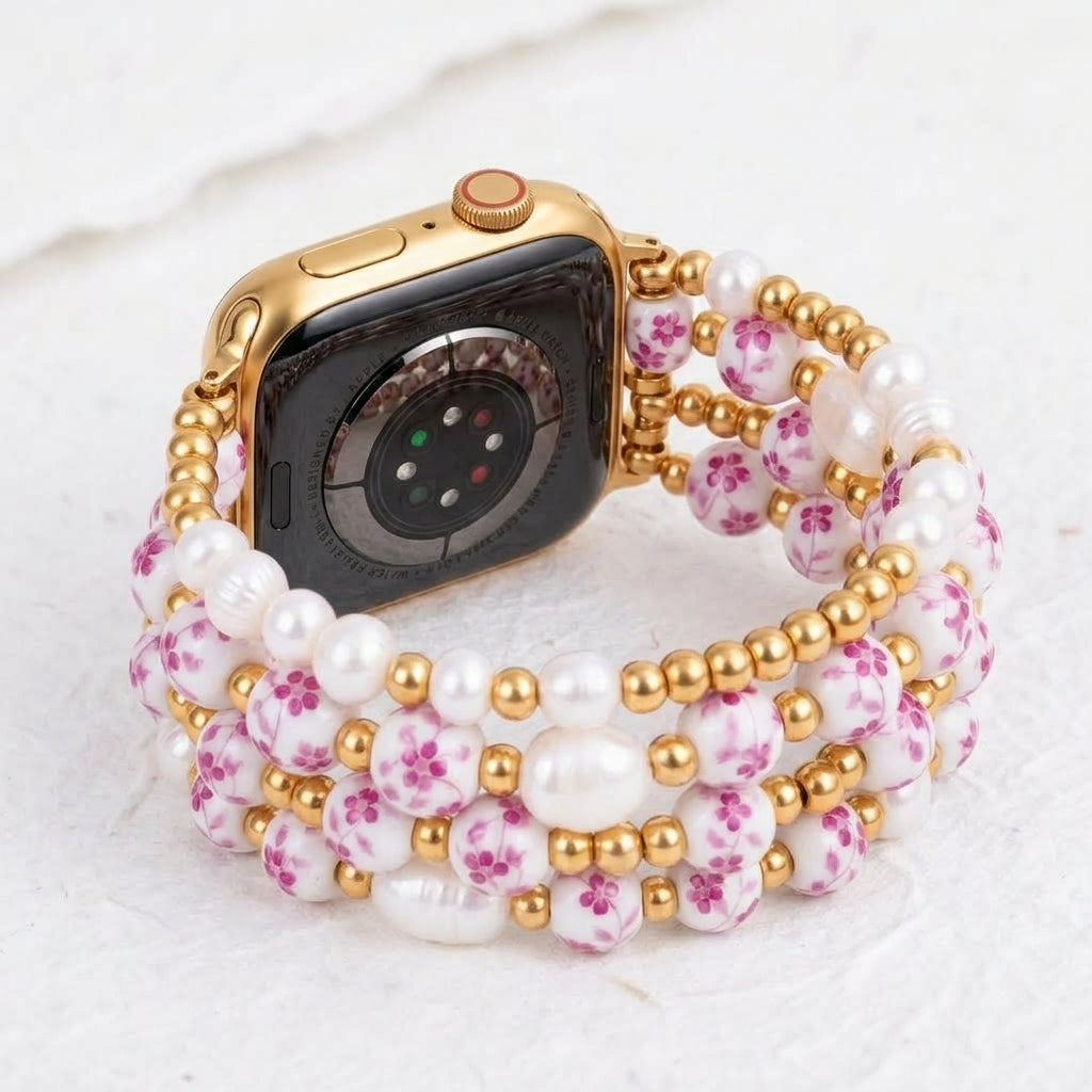 Correa para Apple Watch Rose Blossom de Porcelain Garden