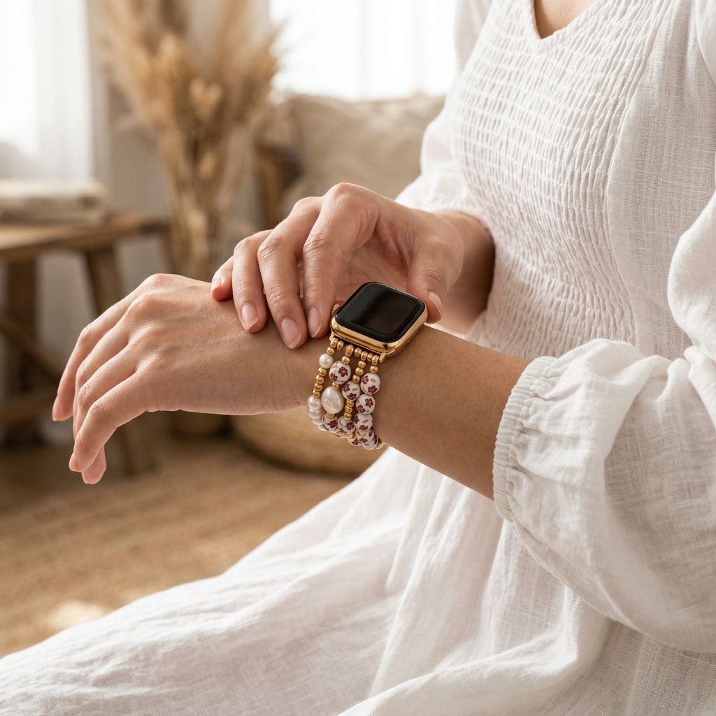 Correa para Apple Watch Autumn Blossom de Porcelain Garden