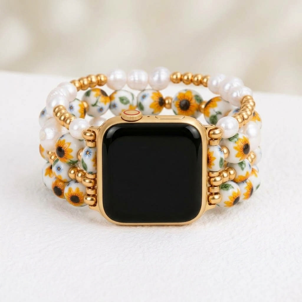 Correa para Apple Watch Sunlit Bloom de Porcelain Garden