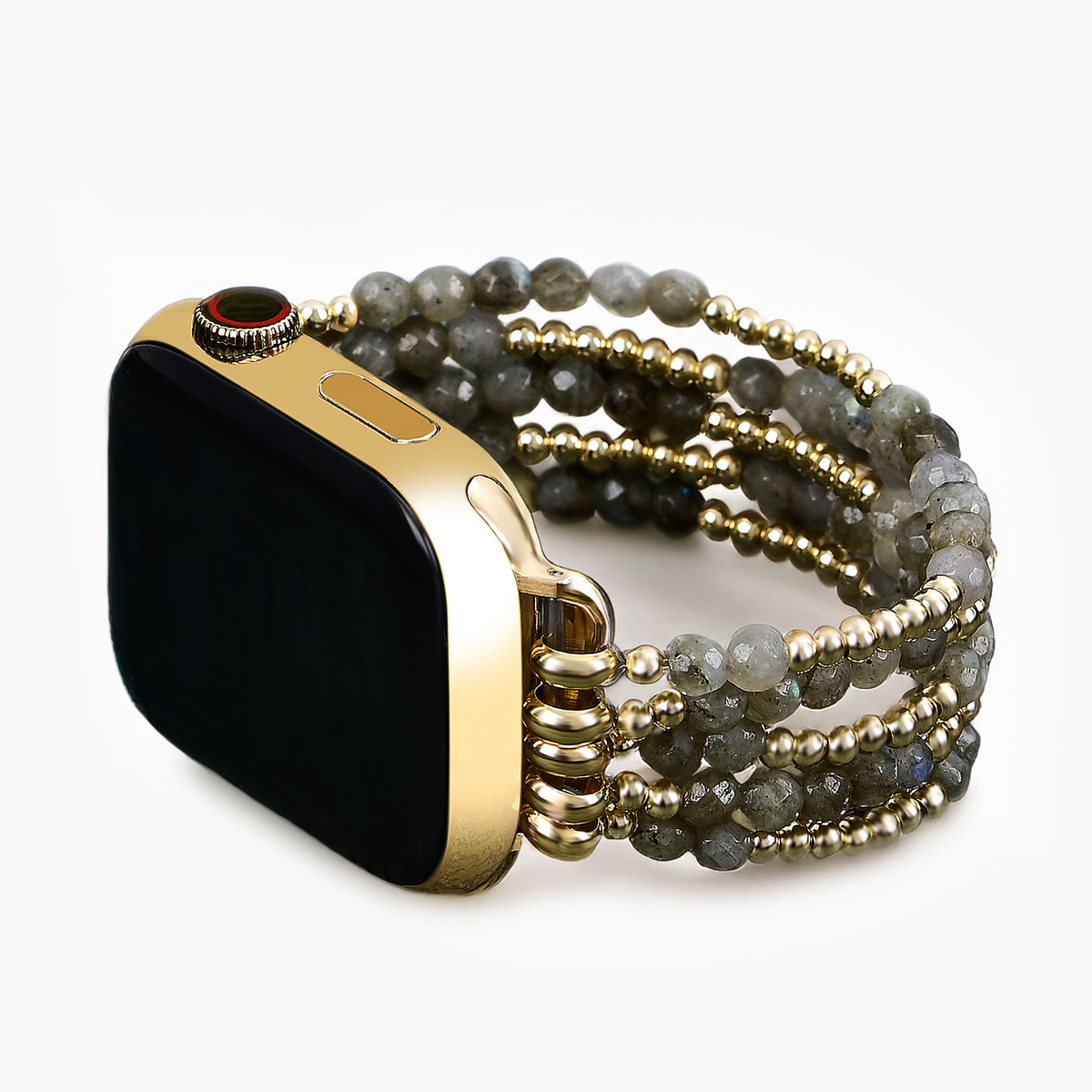 Correa elástica mágica de labradorita para Apple Watch