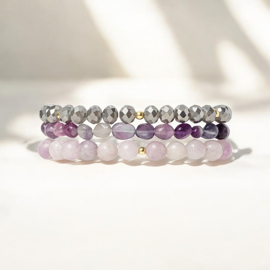 Correa Lepidolita Glow Apple Watch