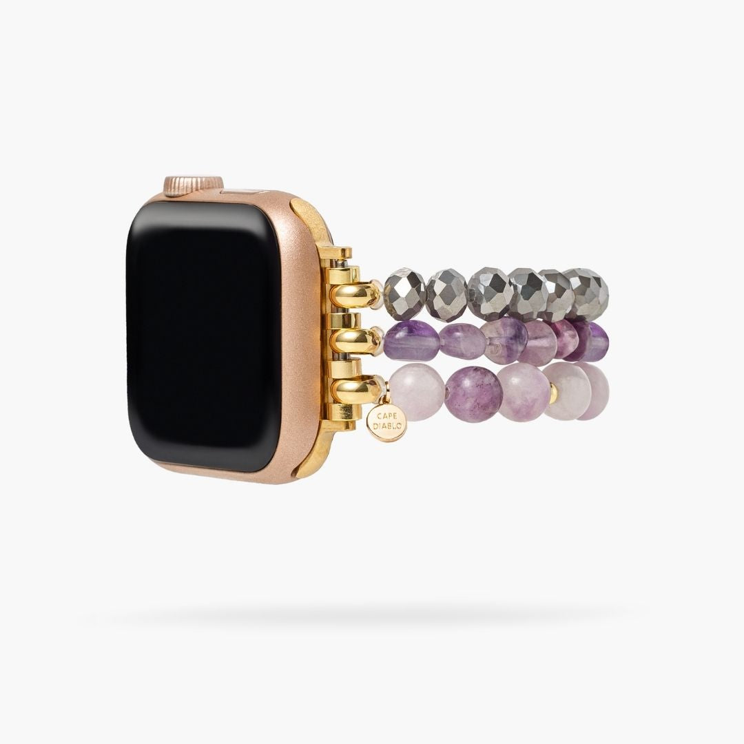 Correa Lepidolita Glow Apple Watch
