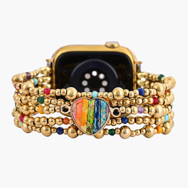 Correa Golden Essence Heart Stretch Apple Watch