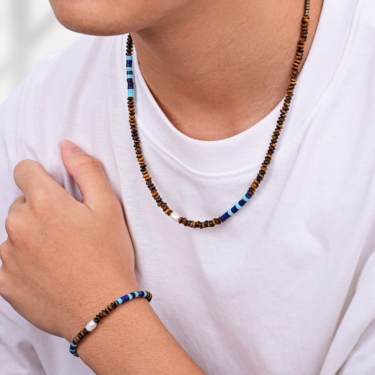 Collar de Tierra Cobalto para Hombre