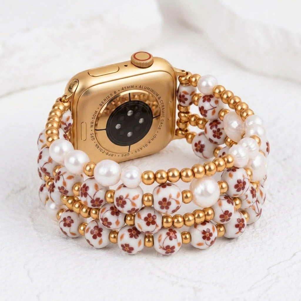 Correa para Apple Watch Autumn Blossom de Porcelain Garden