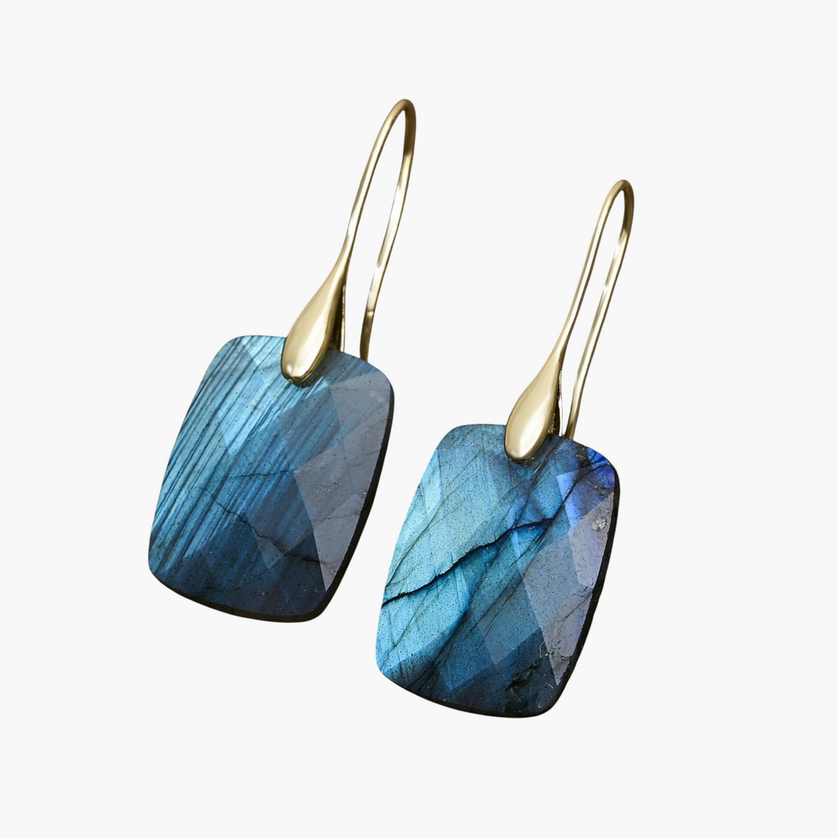 Pendientes de aro con orbe moteado Crimson Orbit
