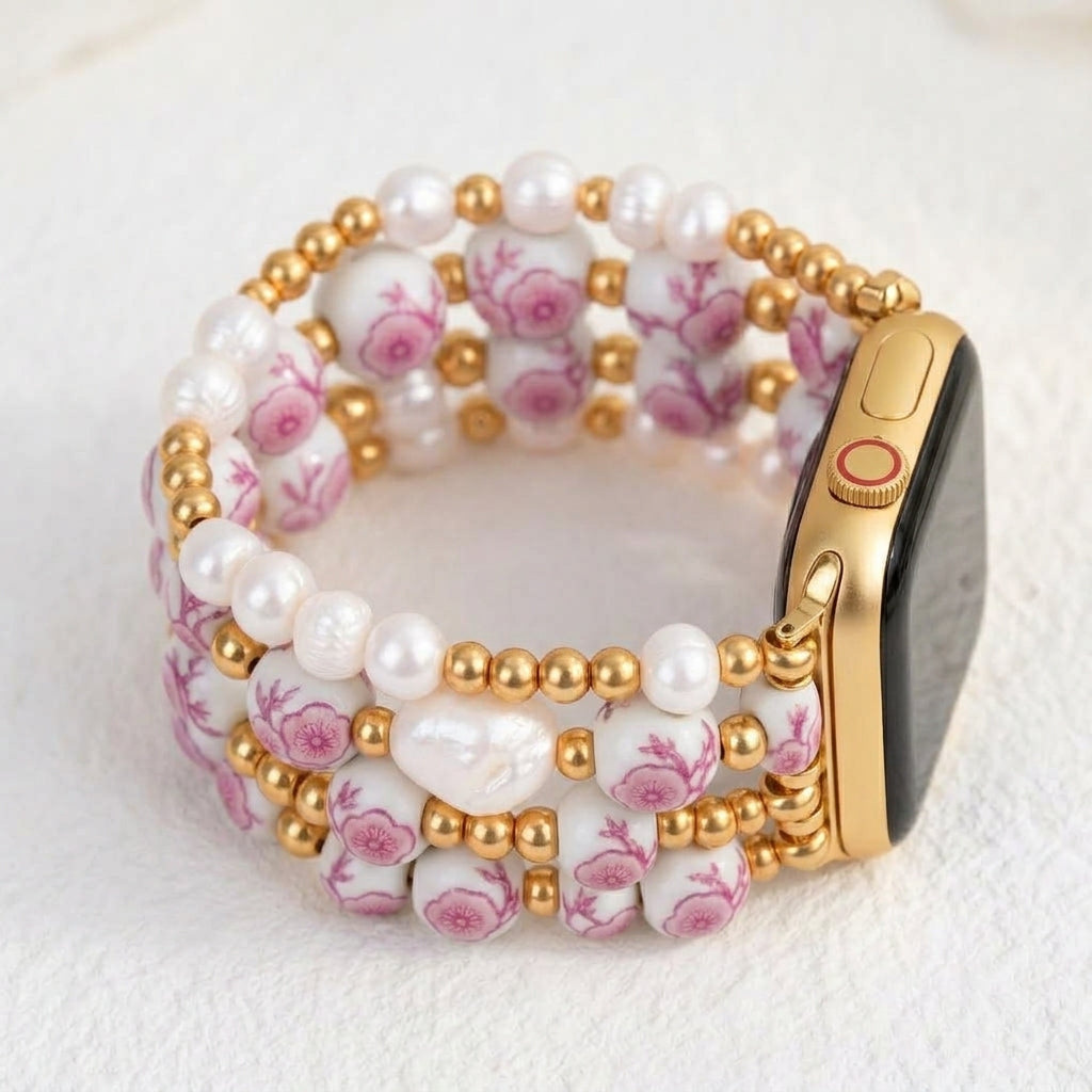 Correa para Apple Watch Cherry Blossom de Porcelain Garden