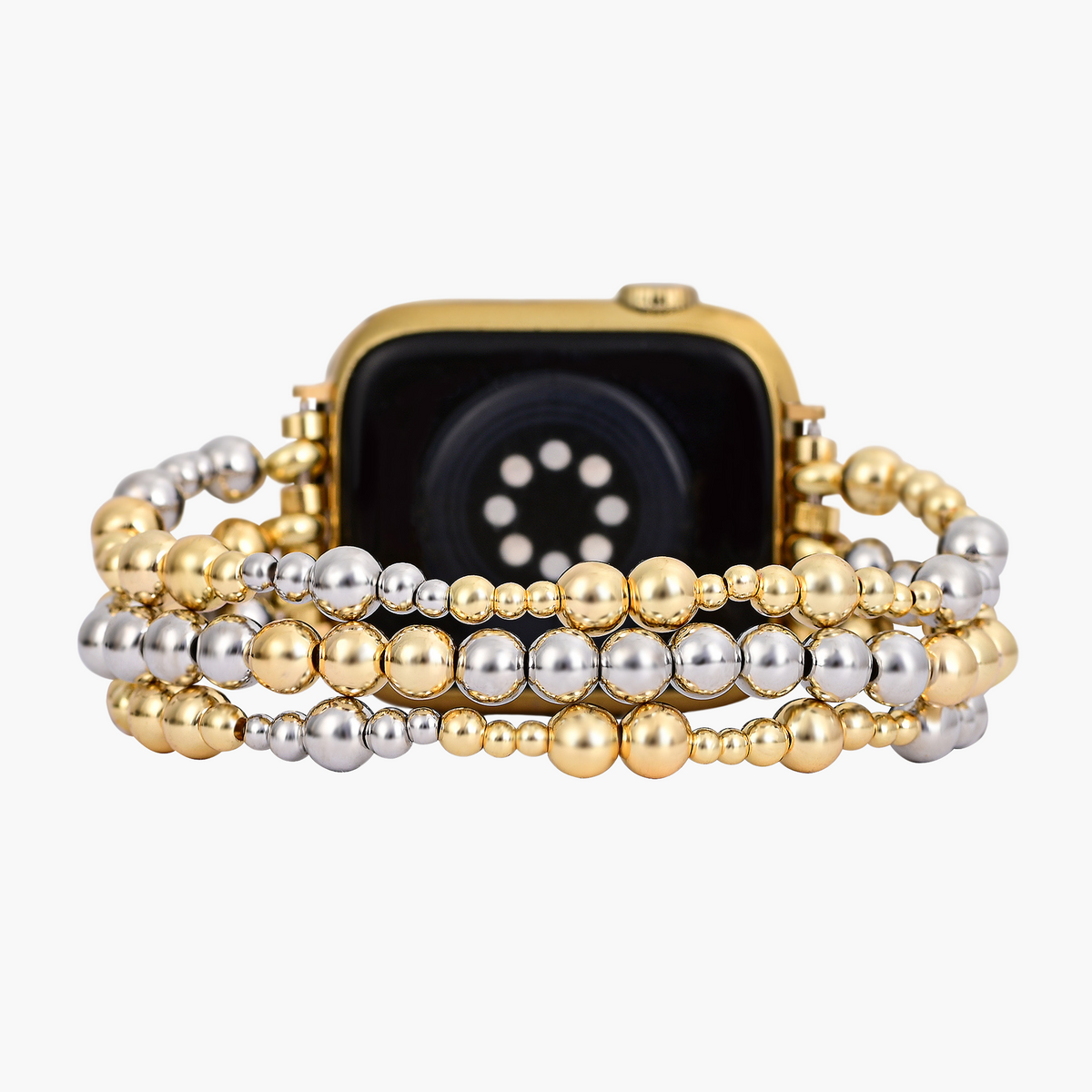 Correa elástica Sterling Gold para Apple Watch