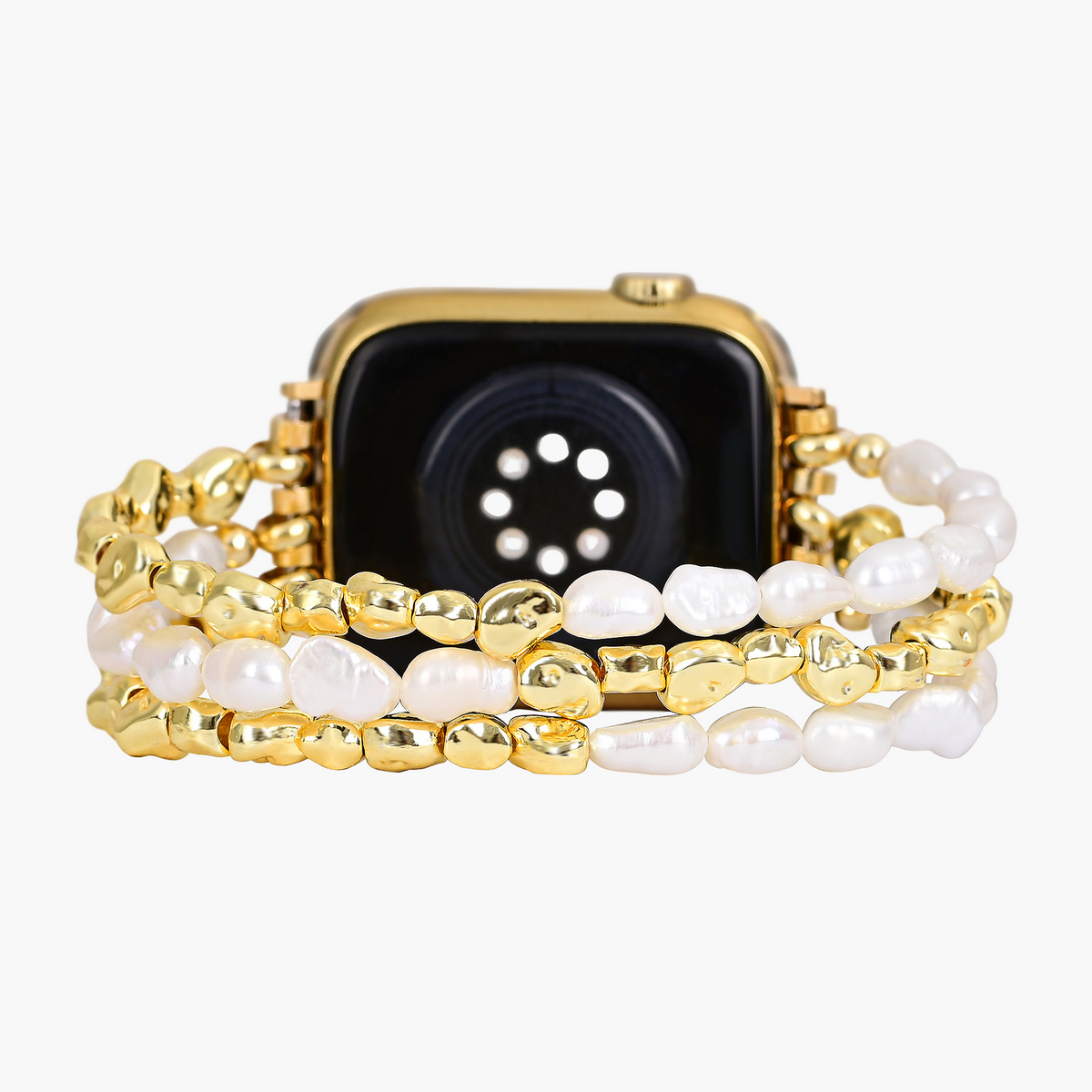Correa Golden Pearl Stretch para Apple Watch