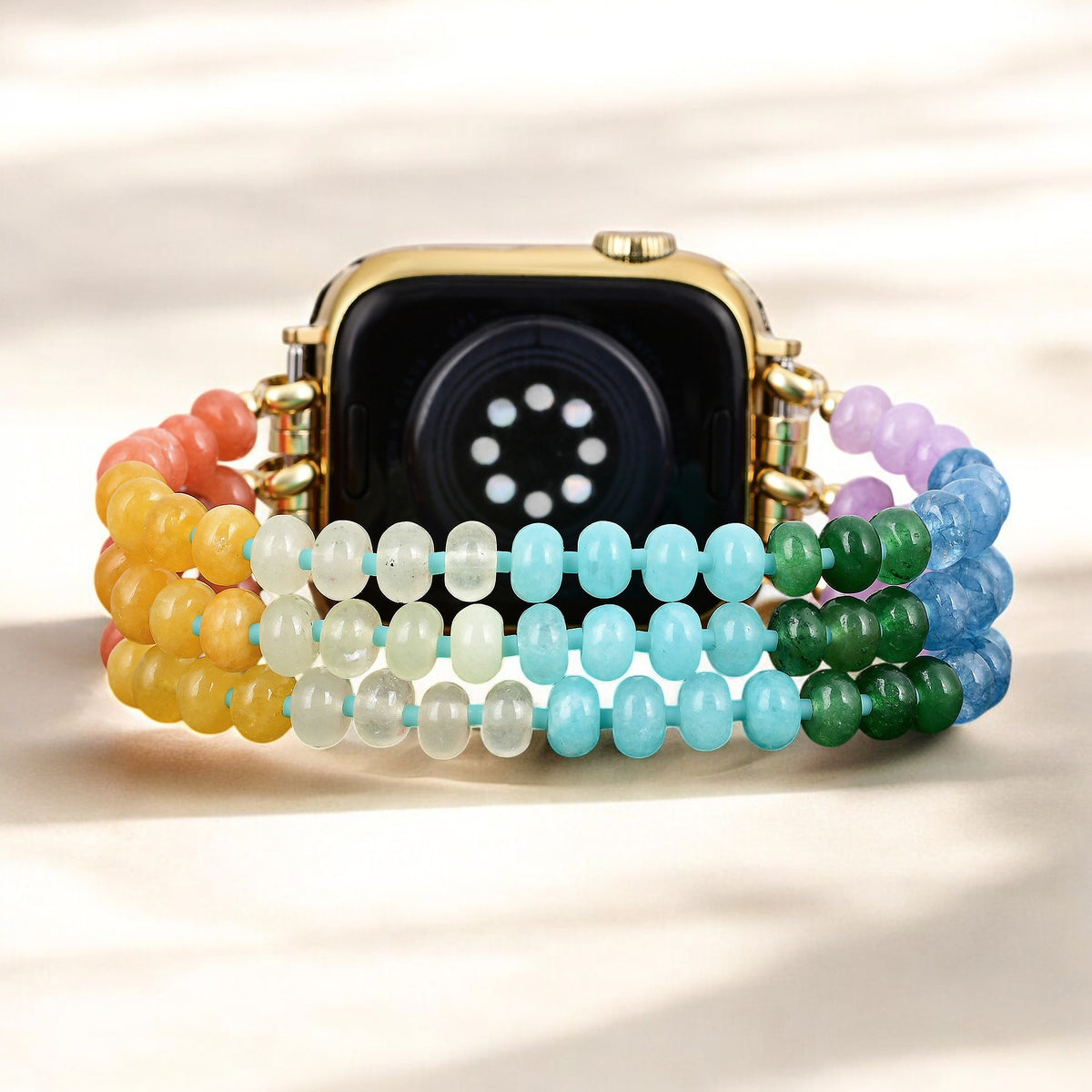 Correa Rainbow Glow Stone Stretch para Apple Watch