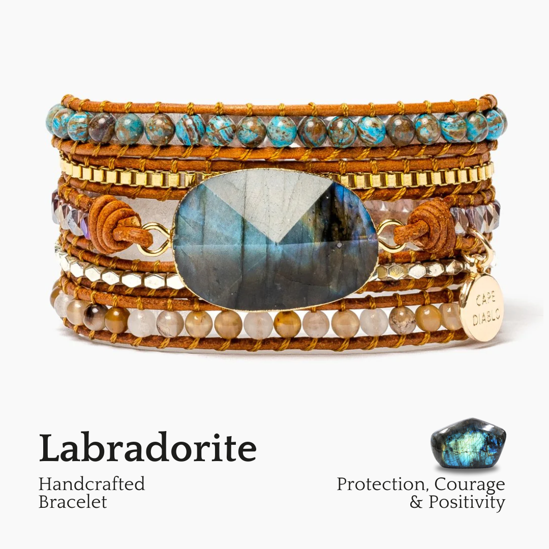 Pulsera envolvente Labradorite Wanderer