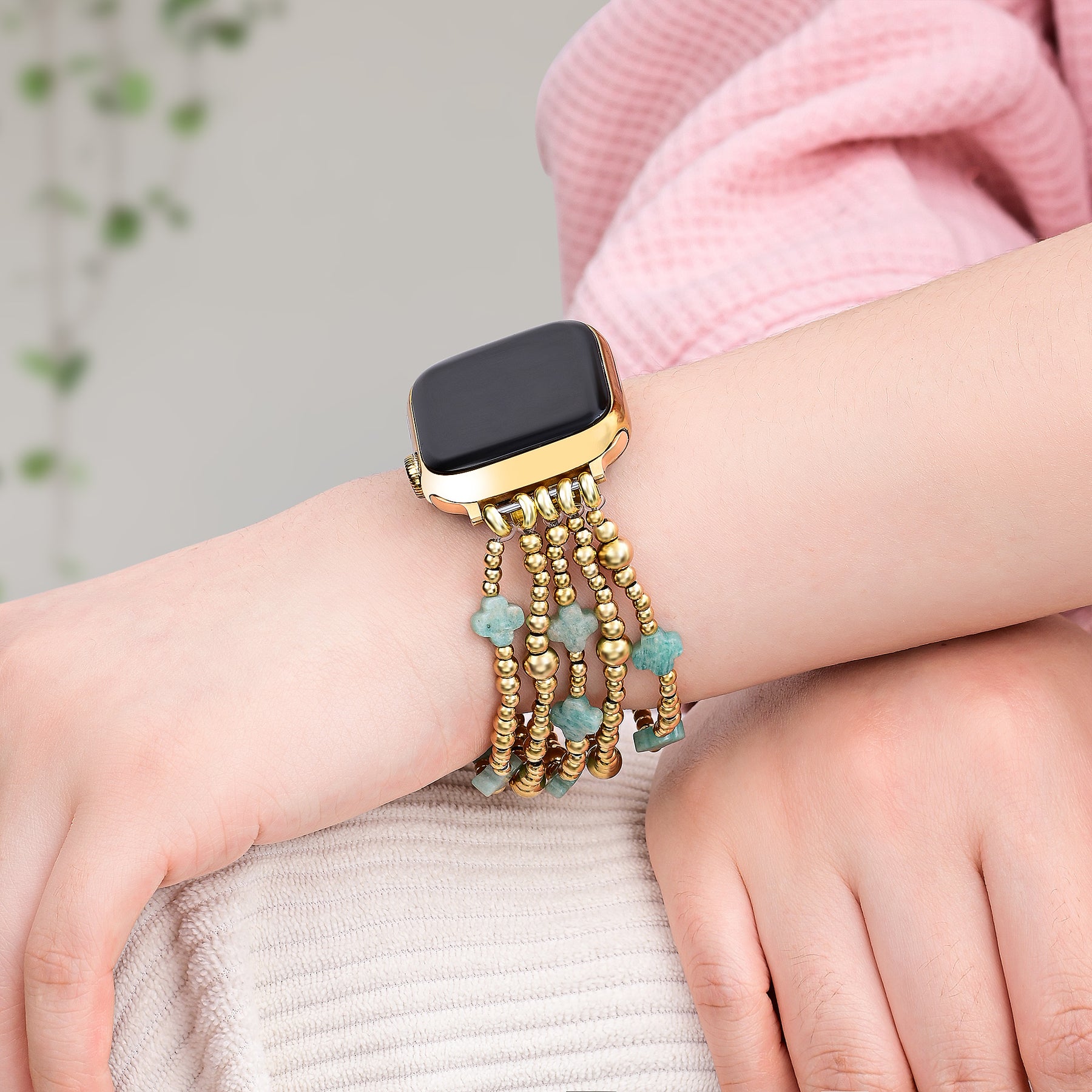 Correa Serene Blue Cross Stretch para Apple Watch