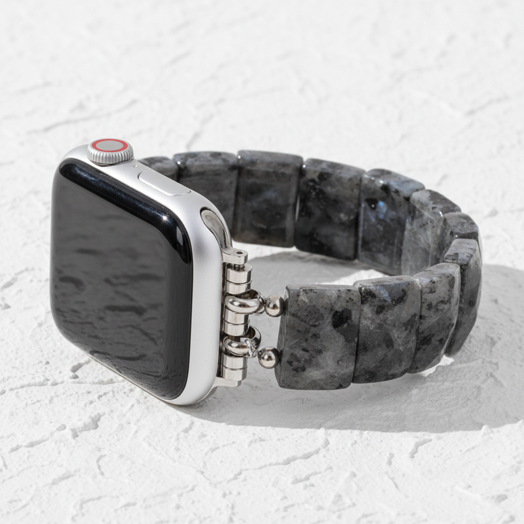 Correa elástica de piedra equilibrio medianoche para Apple Watch