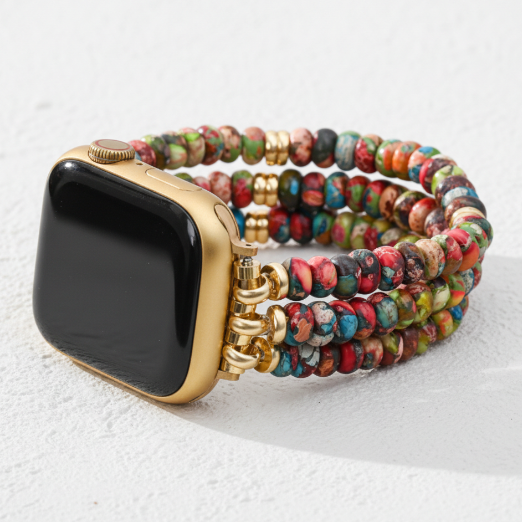Correa elástica bohemia caleidoscopio para Apple Watch