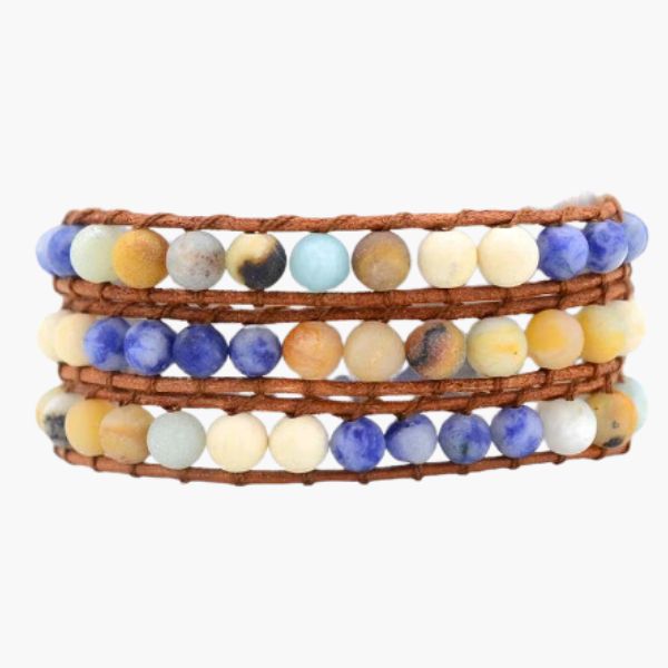 Pulsera Envueltada de Raíces Rústicas