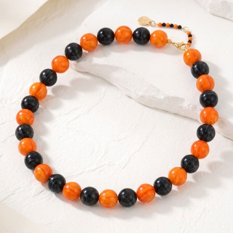 Collar grueso de Halloween Calabaza de medianoche