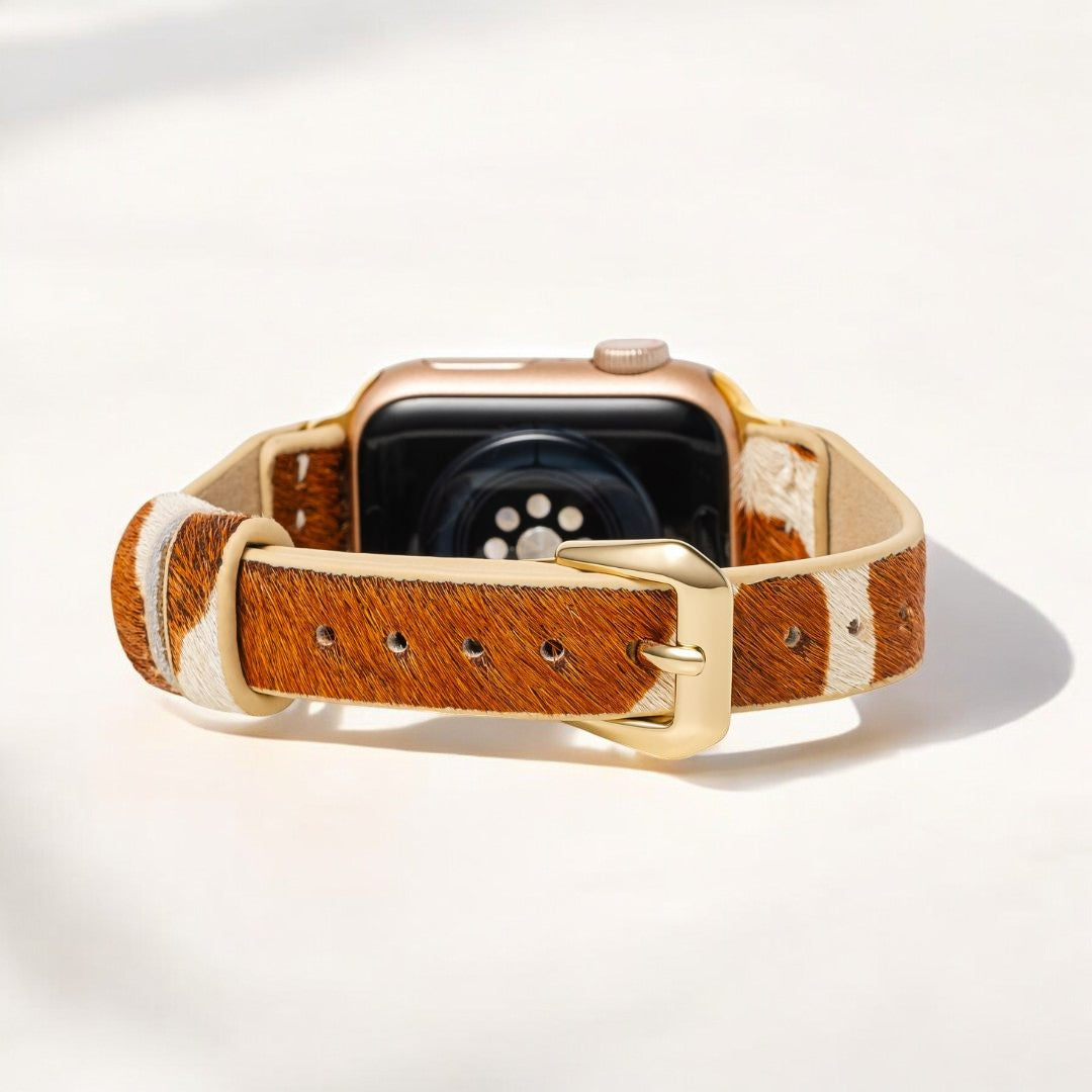 Correa de cuero elegante Savannah para Apple Watch
