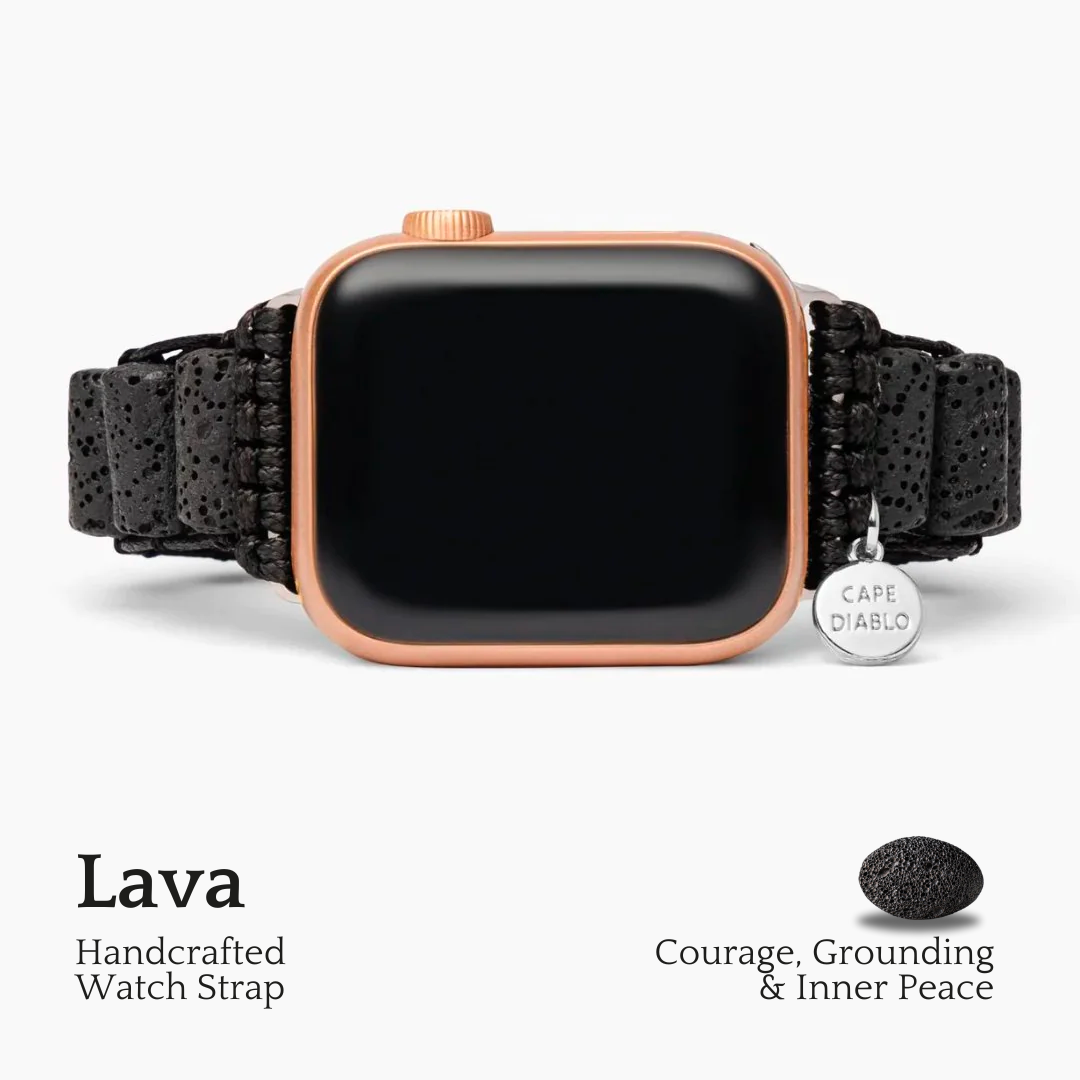Correa de piedra de lava para Apple Watch