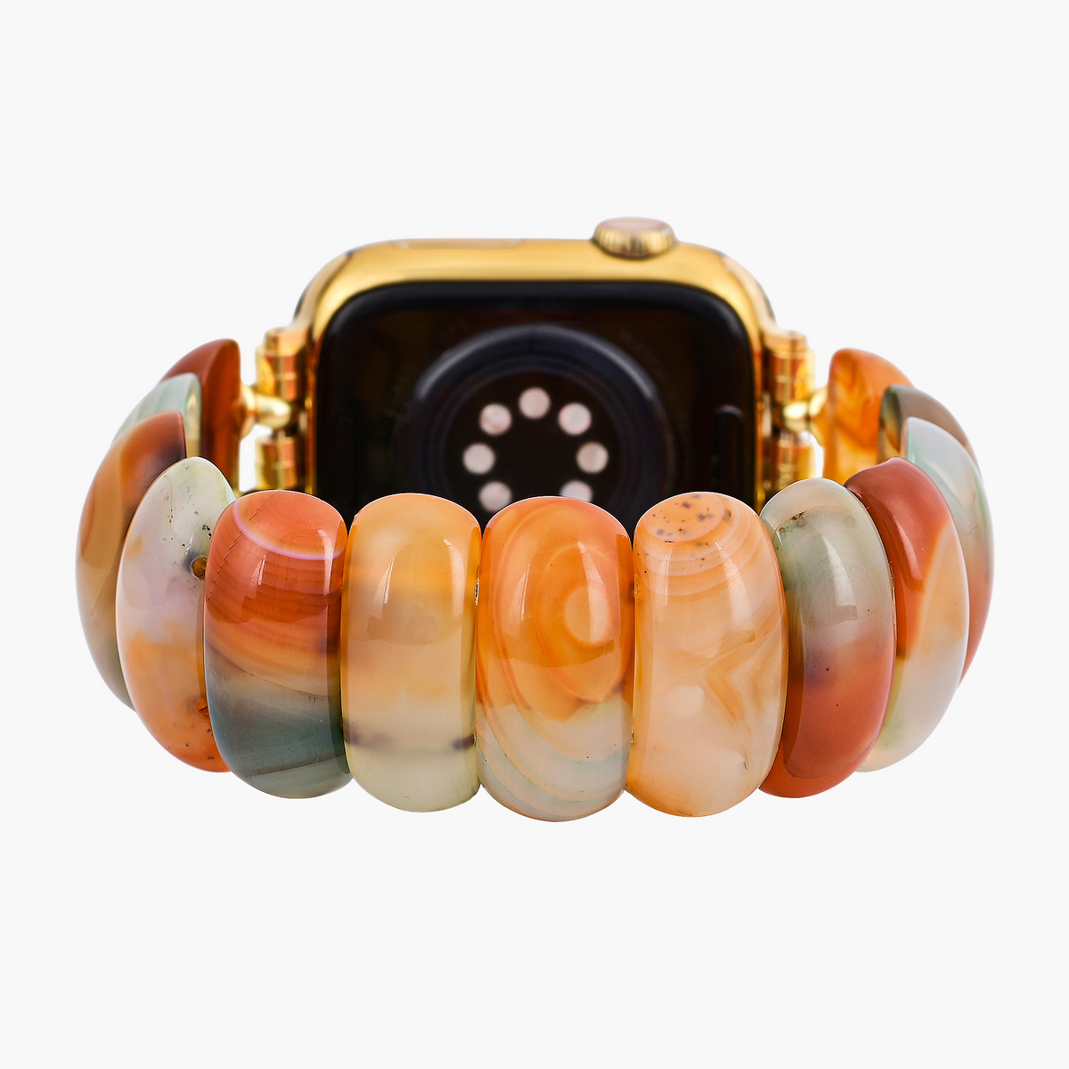 Correa elástica Golden Dusk Agate para Apple Watch