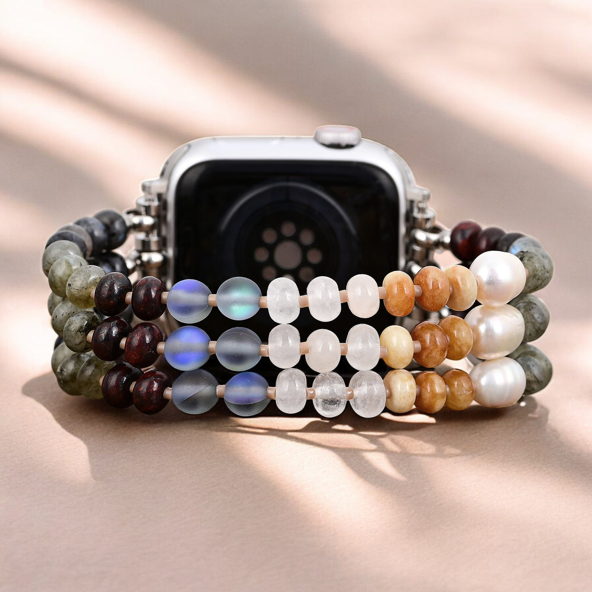 Correa Tropical Earth Stone Stretch para Apple Watch