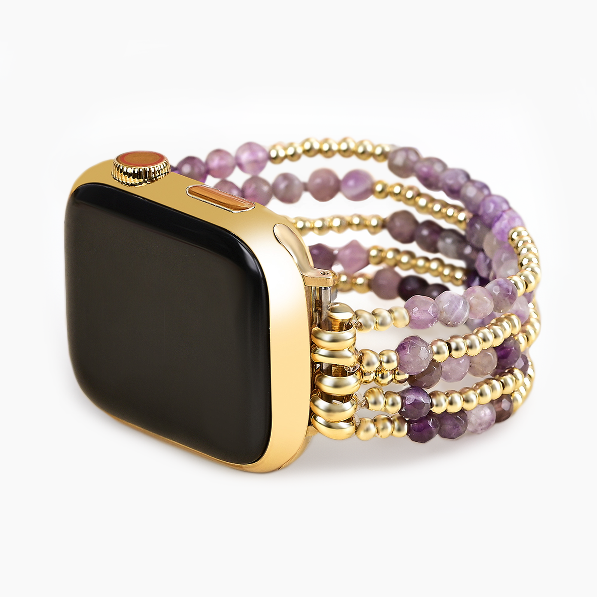 Correa elástica Golden Violet Amethyst para Apple Watch
