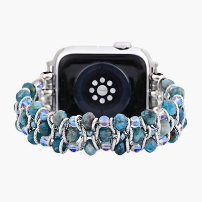 Correa trenzada Apatita Azul para Apple Watch