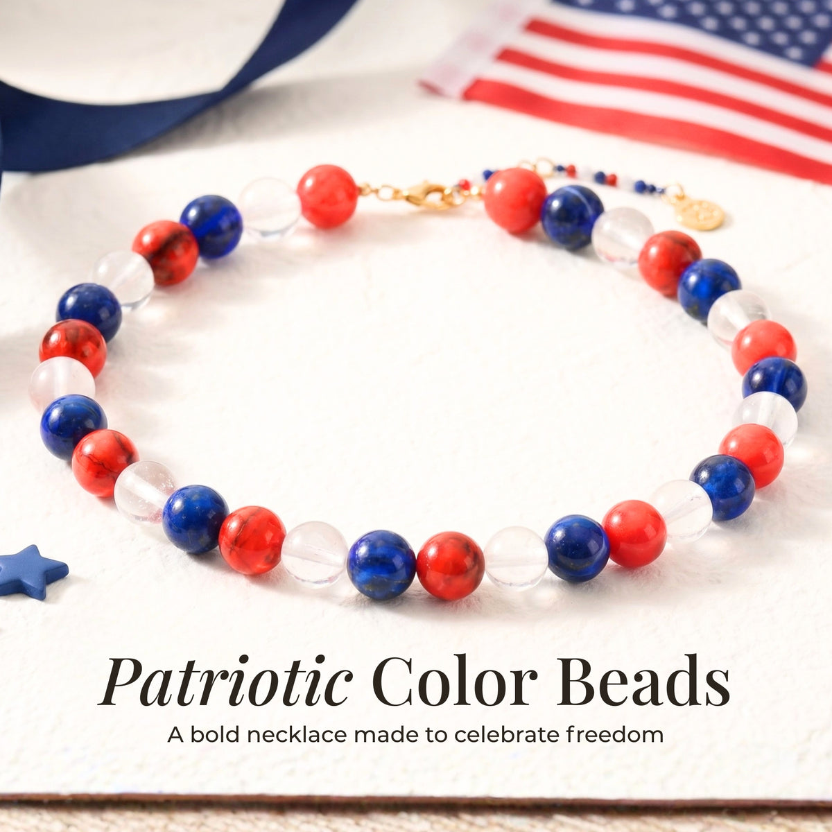 Collar de cuentas Chunky America 250