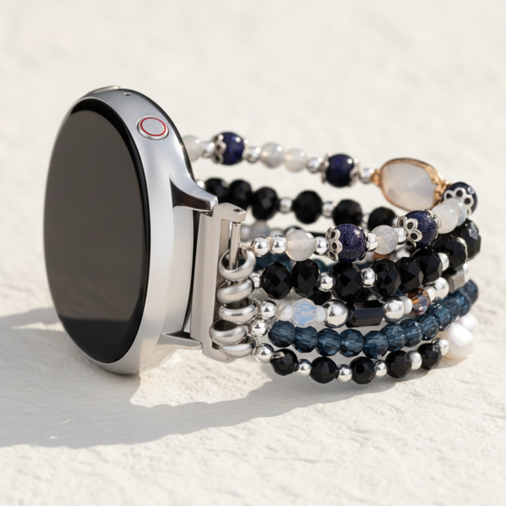 Correa para reloj Samsung Galaxy Stretch Ethereal Frost