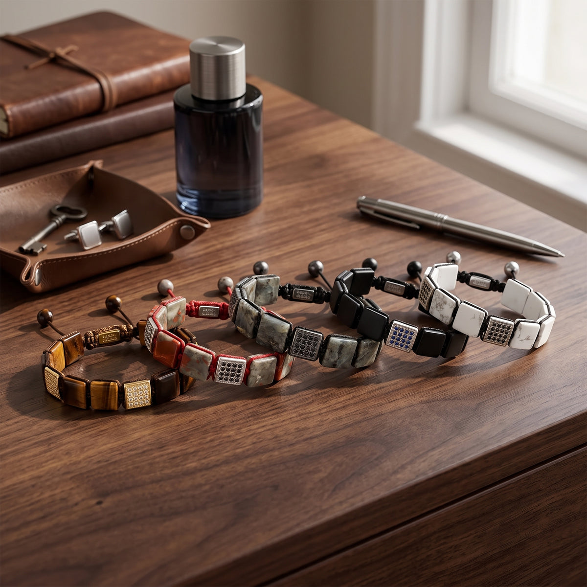 Pulsera de Pirita para Hombre