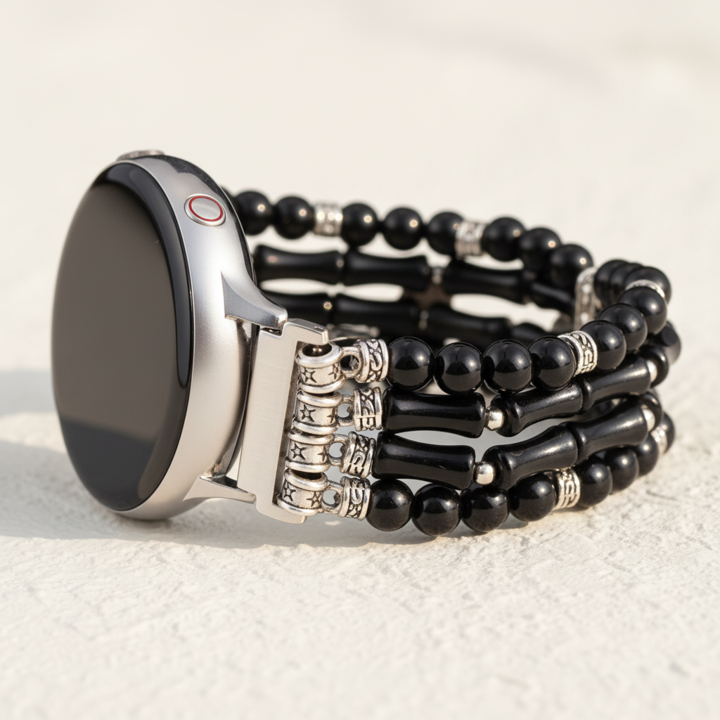 Correa para reloj Samsung Galaxy Stretch de Ágata de luz de luna