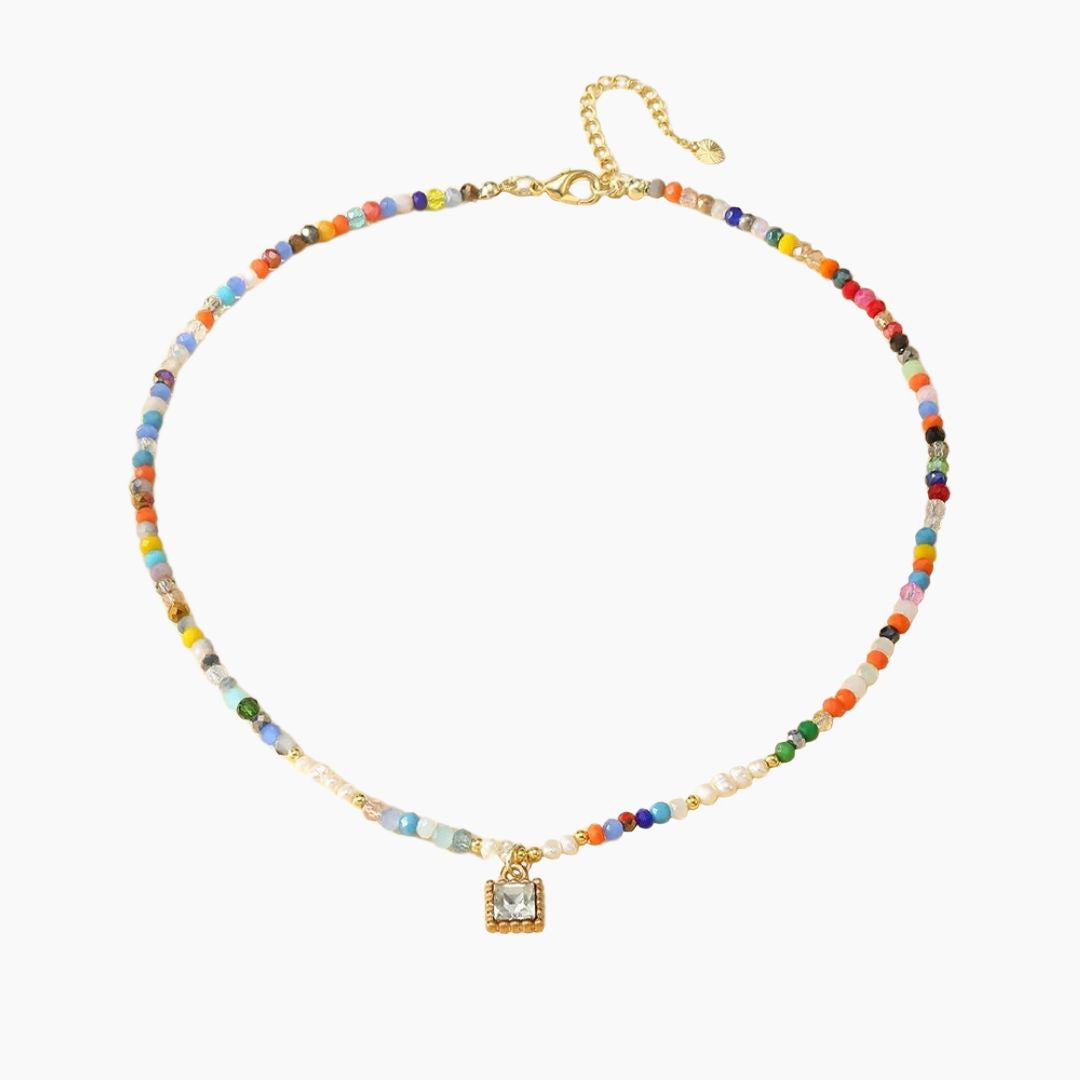 Collar gargantilla de cristal Rainbow Frost