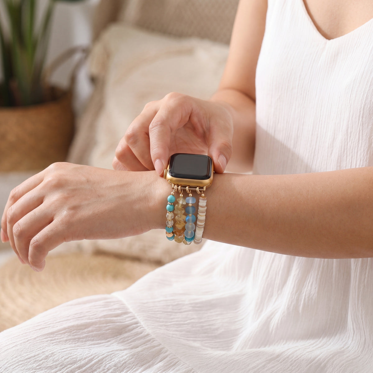 Correa elástica Seaside Glow para Apple Watch