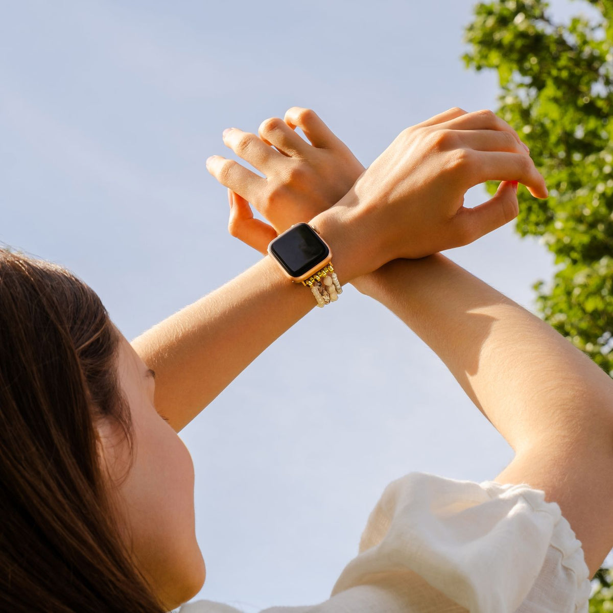 Correa Moonlit Agate Harmony para Apple Watch