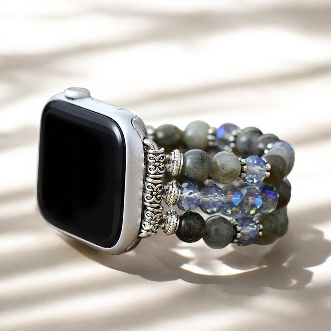 Correa elástica de cristal de ágata Apple Watch