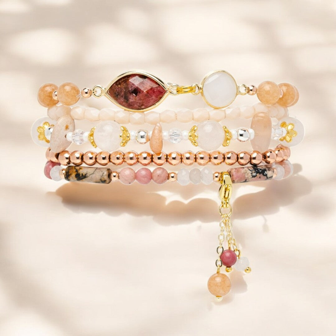 Correa Burgundy Rose Stretch para Apple Watch