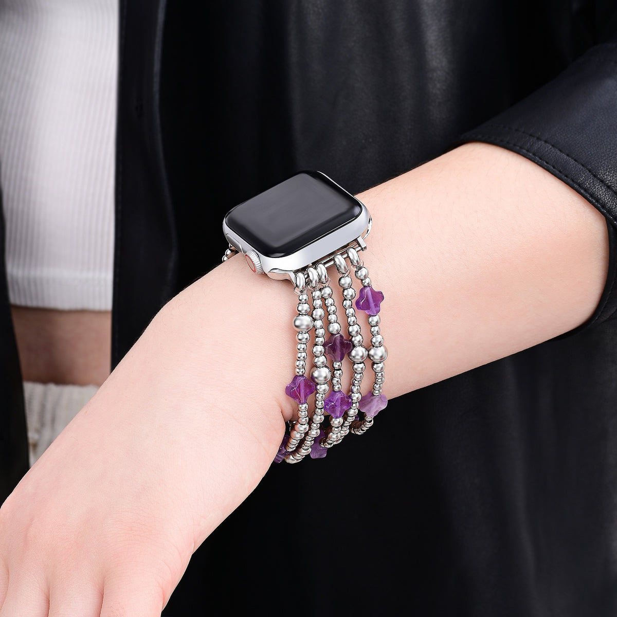 Correa Celestial Charm Cross Stretch para Apple Watch