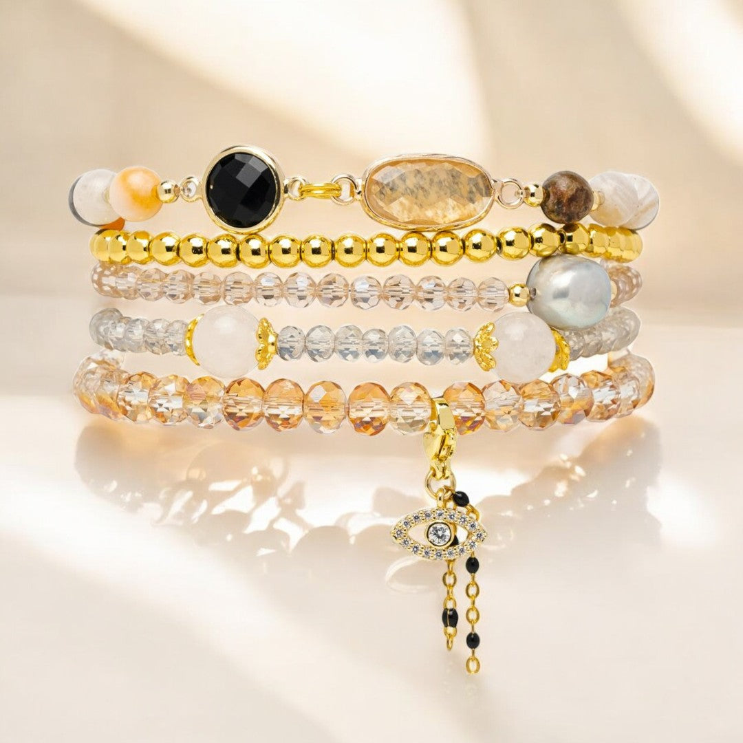 Correa elástica Dark Champagne para Apple Watch