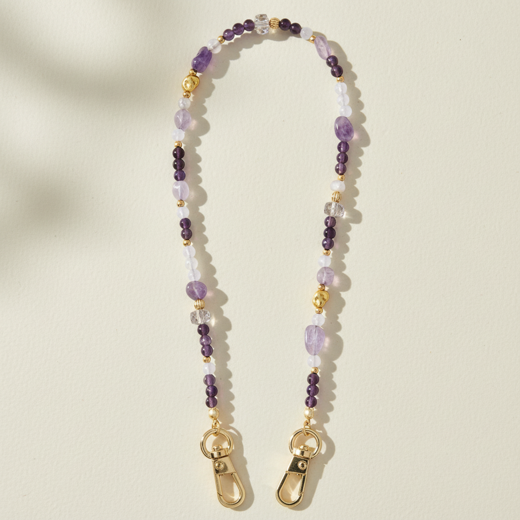 Cadena para teléfono Amethyst Glow