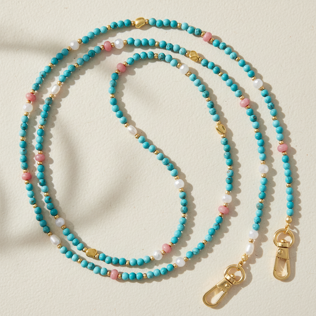 Cadena para teléfono Howlite Horizon