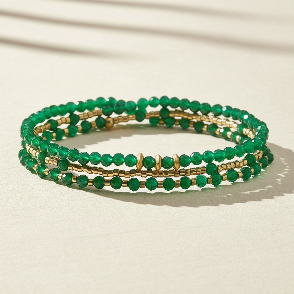 Pulsera/Collar Multiestilo Jade Radiance