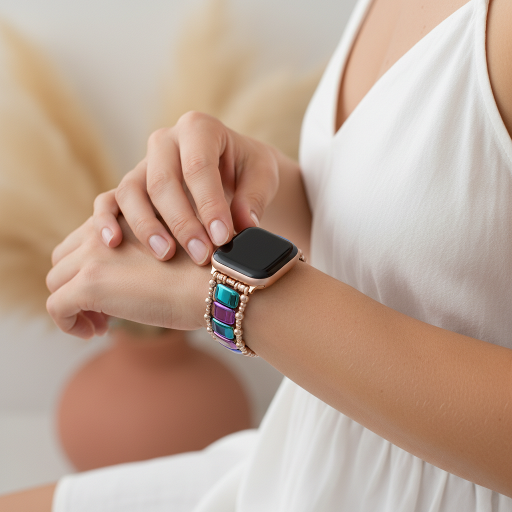 Correa elástica Rose Euphoria para Apple Watch