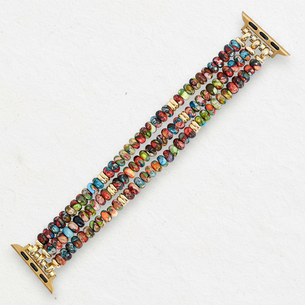 Correa elástica bohemia caleidoscopio para Apple Watch