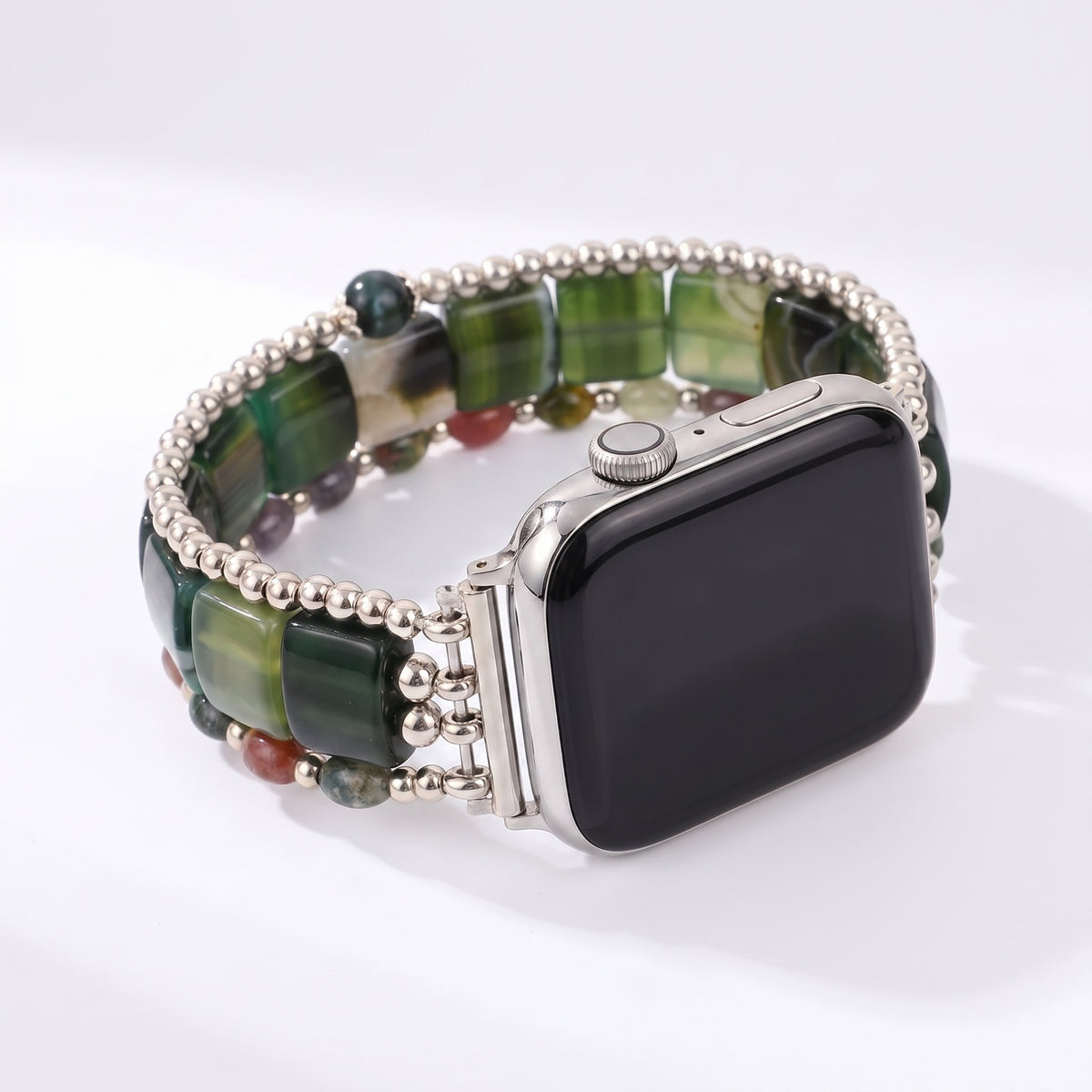 Correa elástica para Apple Watch de turmalina Midnight Bloom
