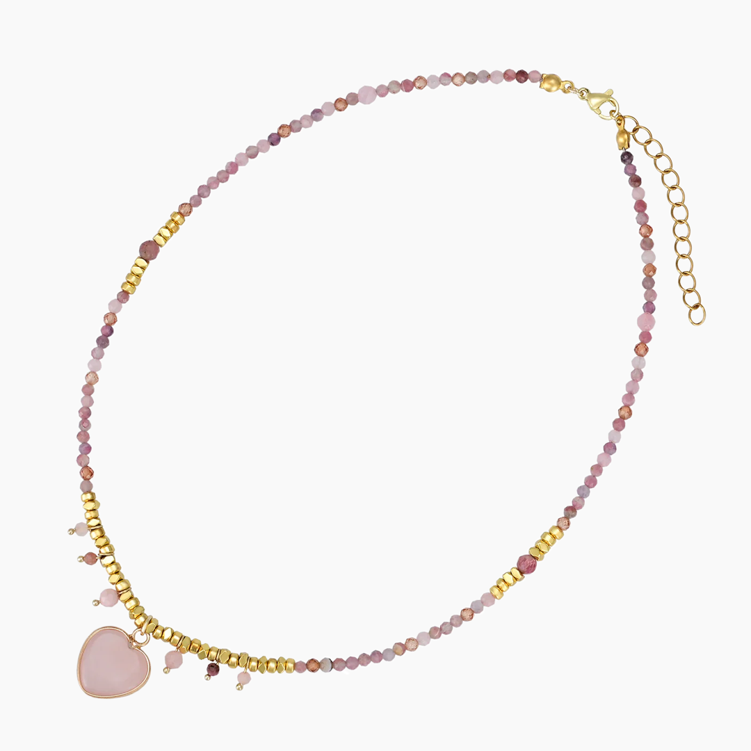 Collar de corazón de amor para San Valentín