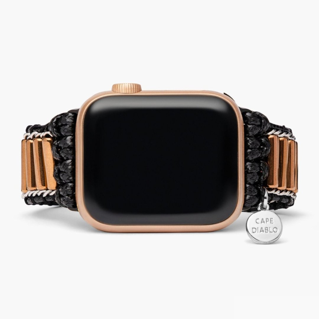 Boho Metallic Apple Watch Strap - Cape Diablo