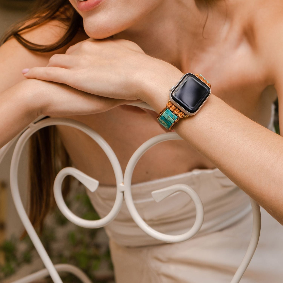 Native Turquoise Protection Apple Watch Strap - Cape Diablo