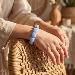 Pulsera gruesa azul cielo de Azure