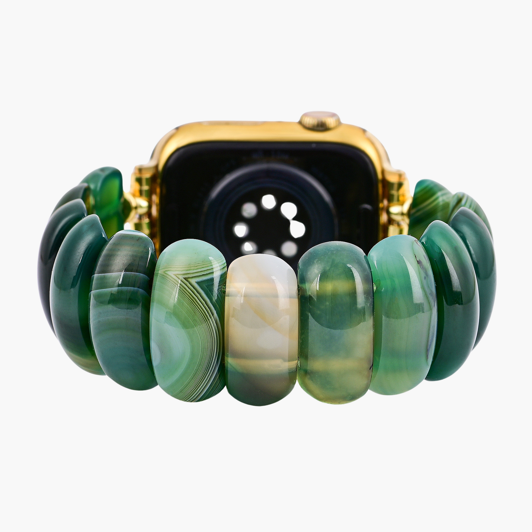 Correa elástica de ágata Emerald Grove para Apple Watch